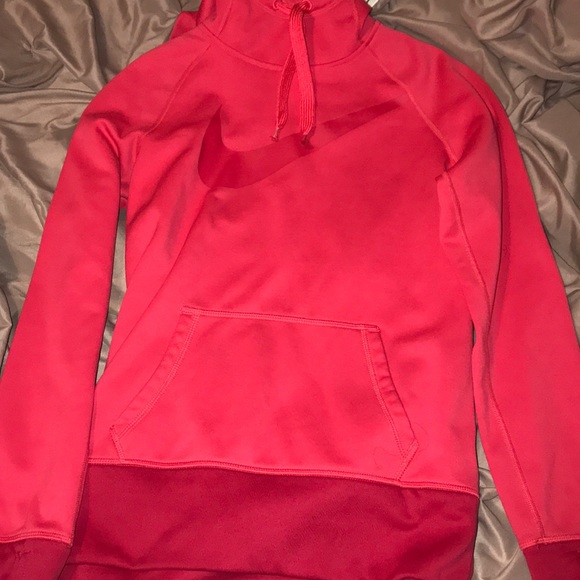 Nike Sweaters - red nike hoodie